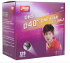 Мячи DHS 1* D40+ DUAL (белые, 120 шт.) 