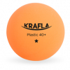 Мяч для настольного тенниса Krafla B-OR600 1* (6 шт., оранжевые)
