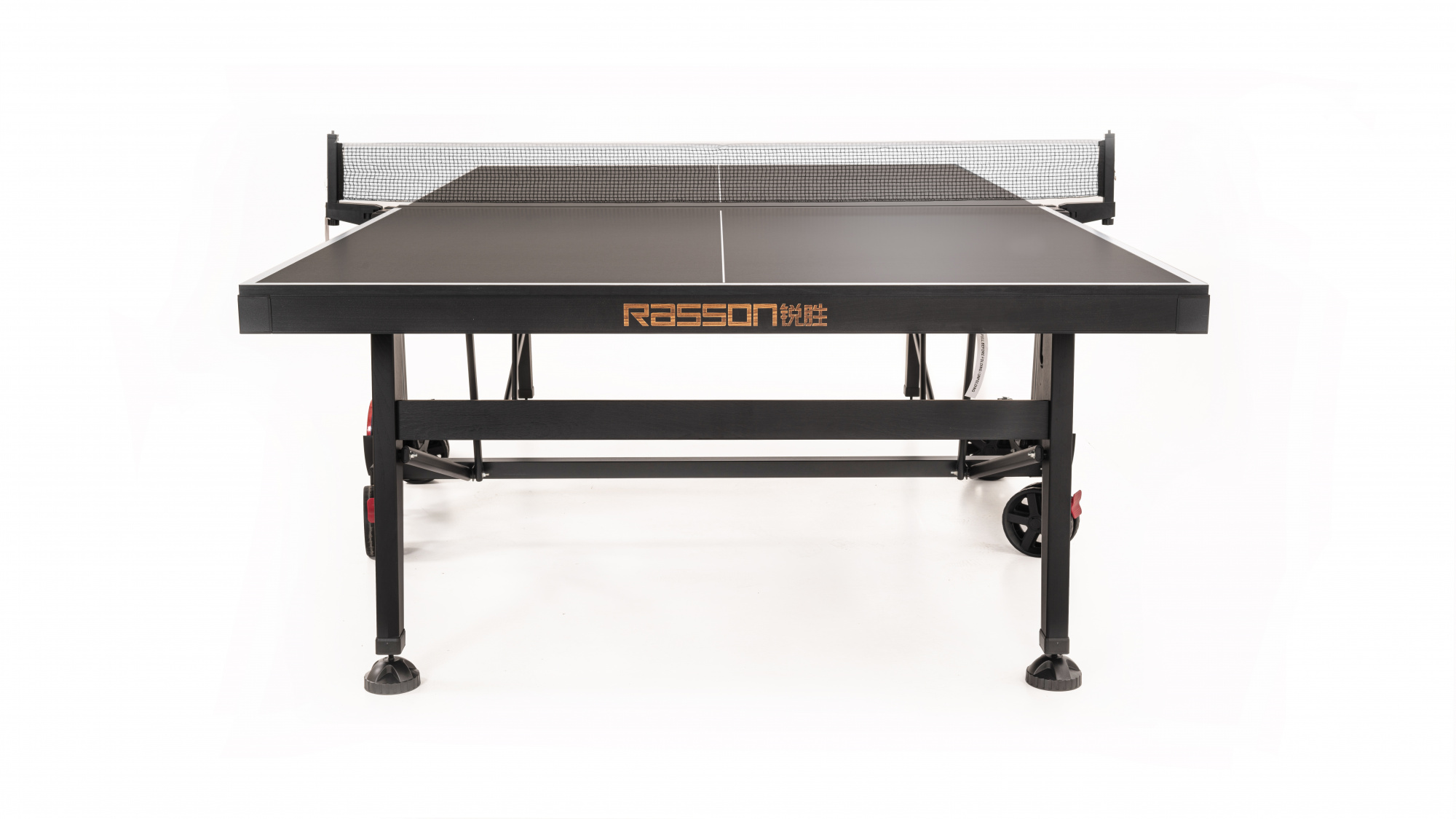 Теннисный стол складной для помещений Rasson Premium T01 Indoor (цвет черный ясень)